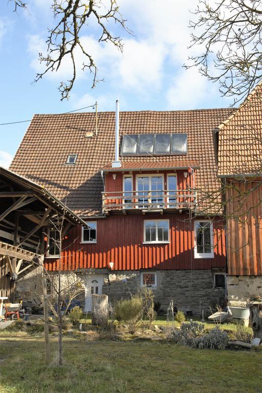 Ferienwohnung Gemütliche Gästezimmer in einem neu sanierten Fachwerkhaus Sachsenheim Exterior foto